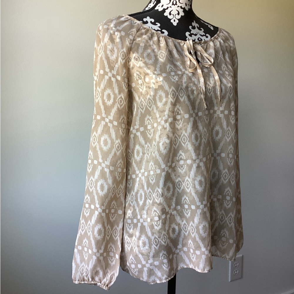 Tan Blouse